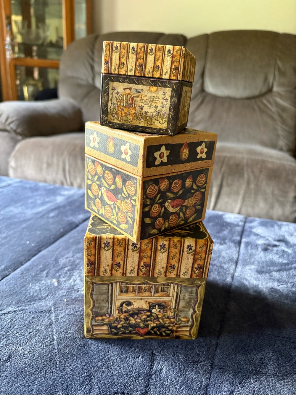 Decorative Stackable Storage Boxes